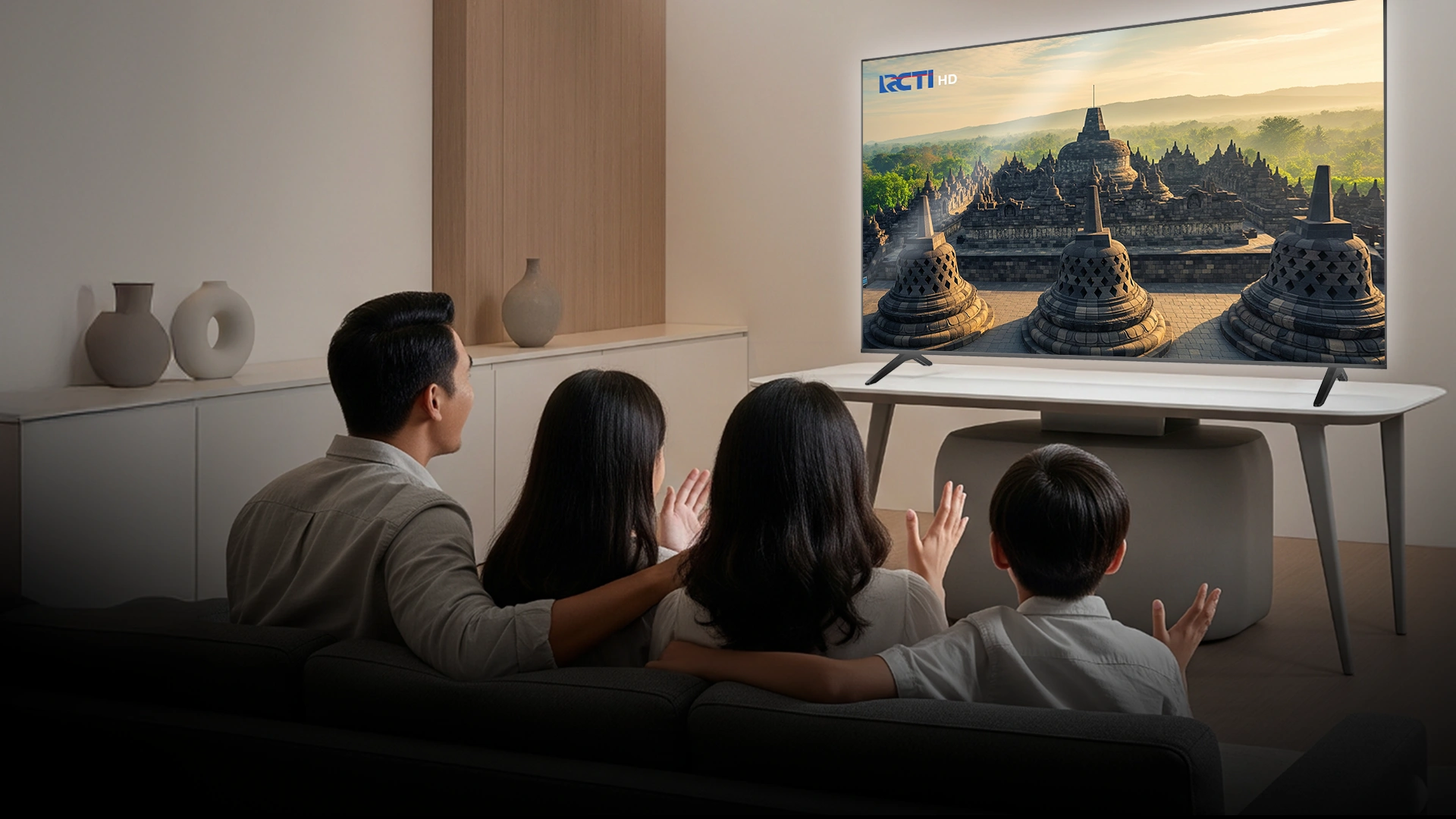 SPC SMART TV 75 QLED Google TV dengan Resolusi UHD 4K dan QLED Display