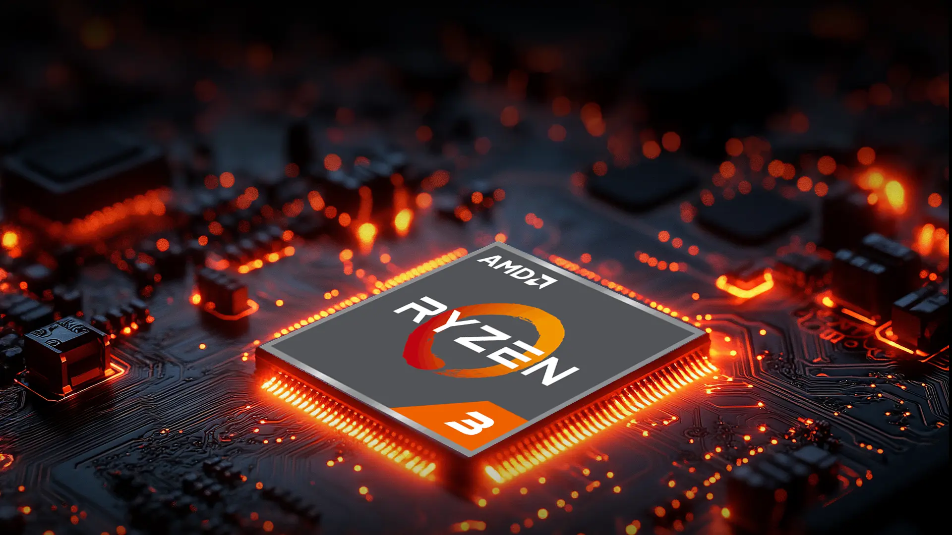 Processor AMD Ryzen 3 3200U handal bertenaga untuk multitasking lancar, produktivitas kerja harian, belajar online, dan hiburan multimedia tanpa hambatan