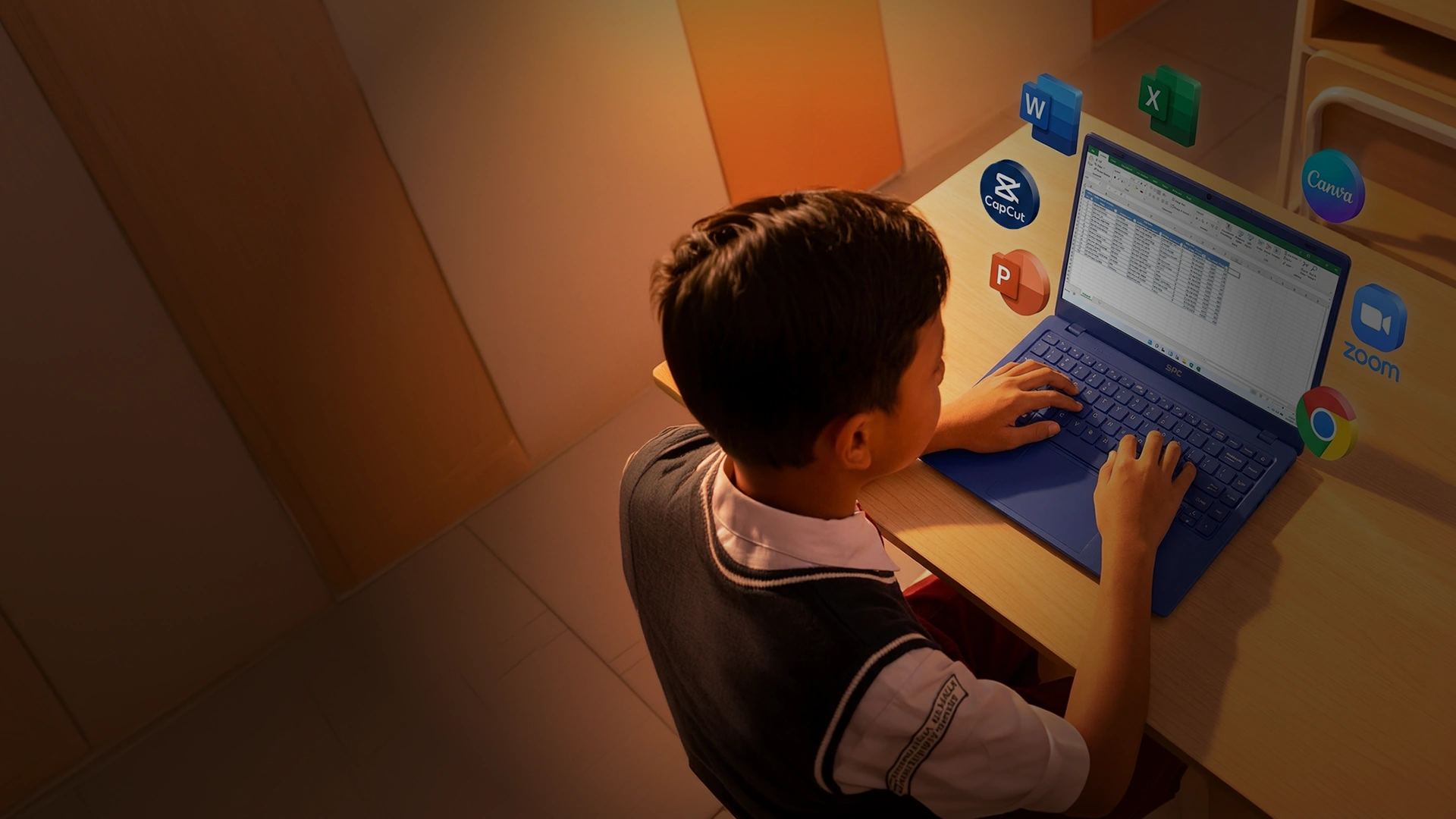 SPC Laptop LIFE 1 untuk belajar online, sekolah, dan kuliah lebih nyaman dan efisien, didukung Intel N4505, Intel UHD Graphics, performa ngebut untuk tugas harian dan multimedia